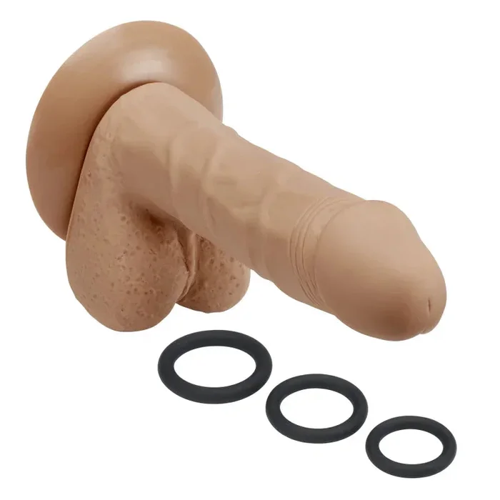 Pro Sensual Series 6 Inch Silicone Pro Odorless Dong – Tan