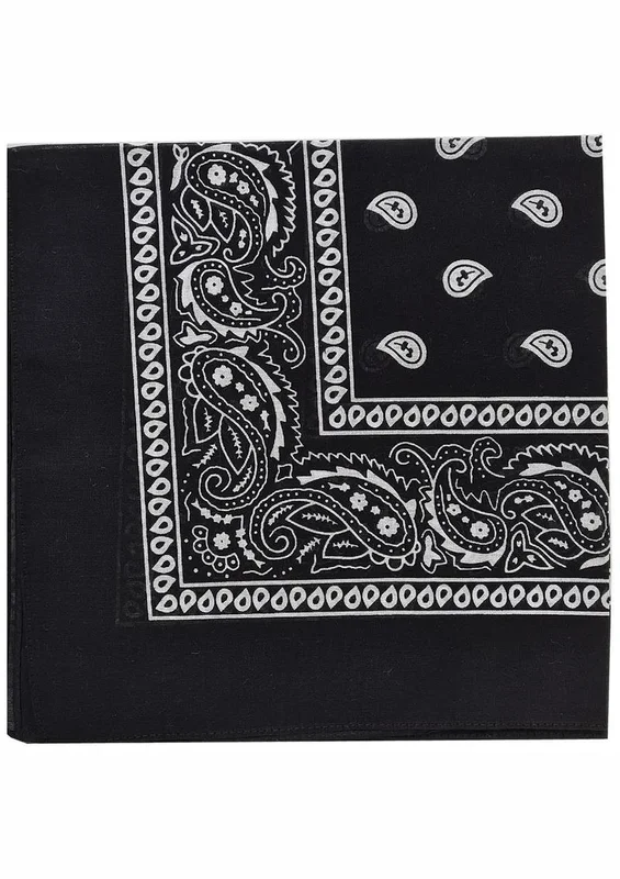 Prowler Red Black Bandana Classic Paisley Design