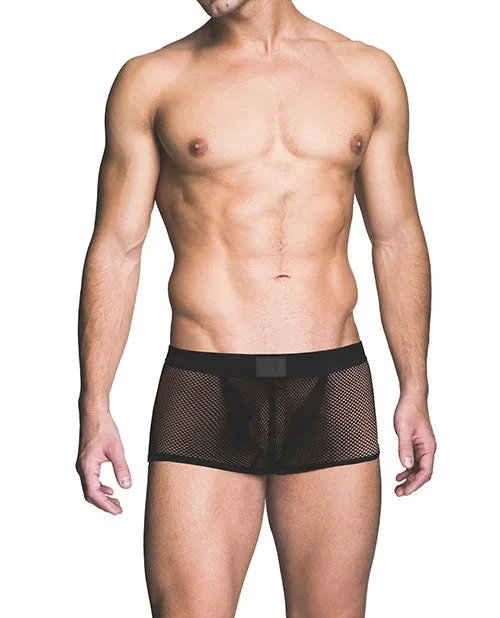 Prowler RED Fishnet Ass-less Trunk – Black LG
