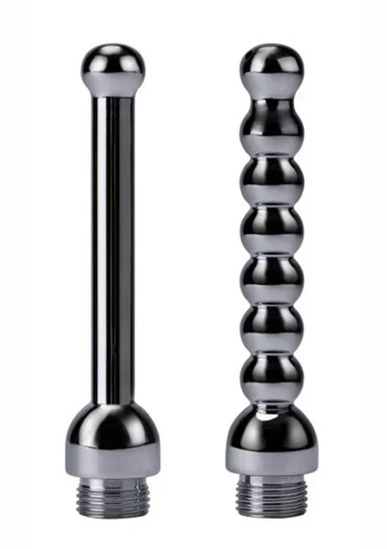 Prowler Red Stainless Steel Enema Shower Heads 2 Pack