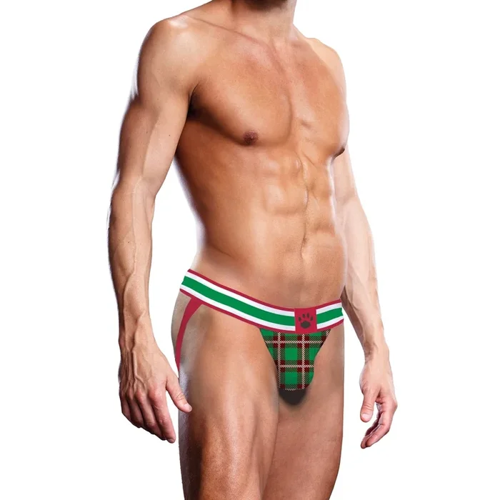Prowler Tartan 2 Jock Strap Green Red