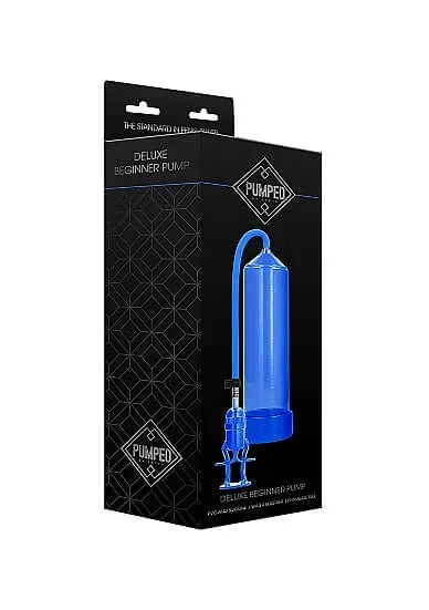 Pumped Comfort Beginner Penis Pump – Blue | Trigger Grip & Quick Release Valve