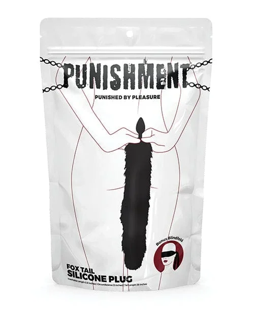 Punishment Fox Tail Plug – Black