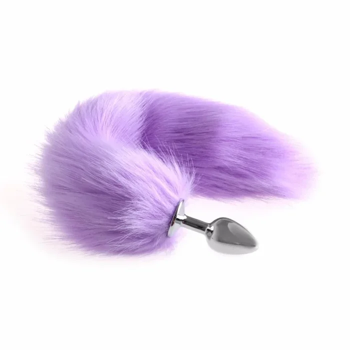 Purple Cat Tail Plug 14″