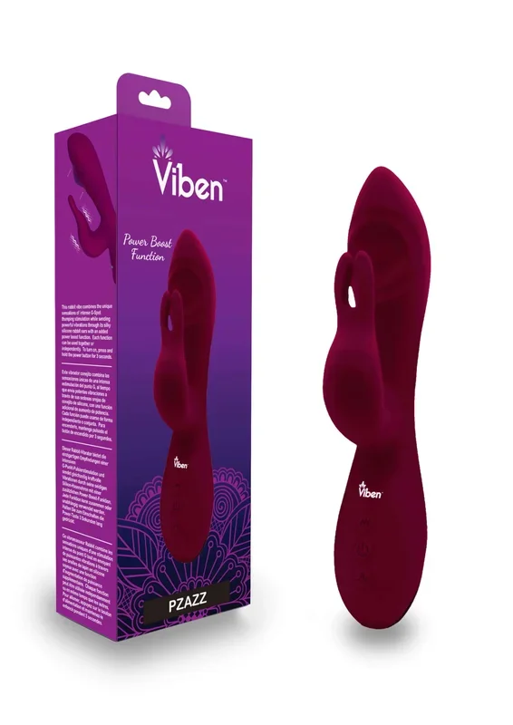 Pzazz – Ruby – Rechargeable Thumping Rabbit