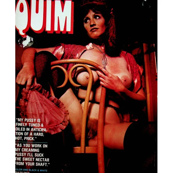 Quim Magazine “My Pussy is Finely Tuned & Oiled In Anticipation Of A Hard, Hot Prick” #1 1977 042125lm-p