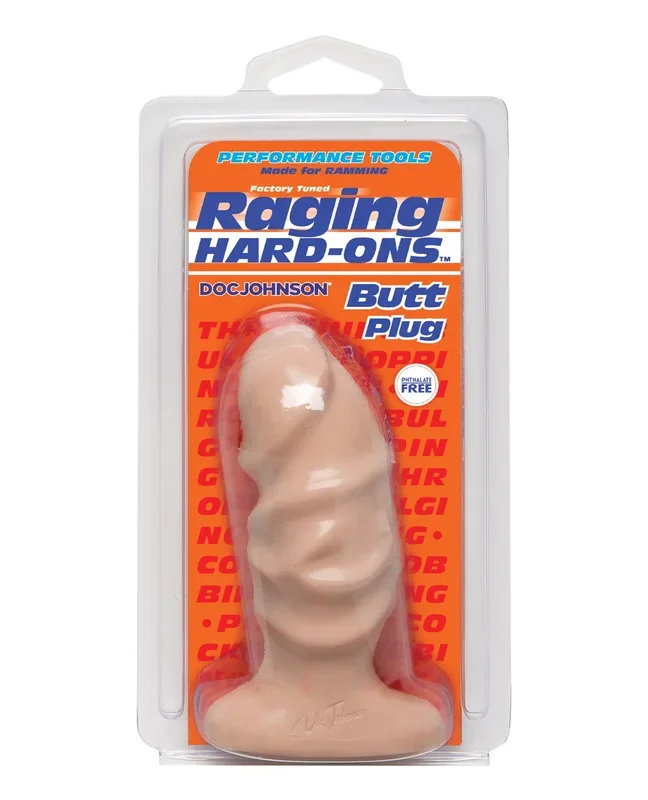 Raging Hard Ons Butt Plug Large 4 Inch Phthalate Free Body Safe Anal Toy For Beginners