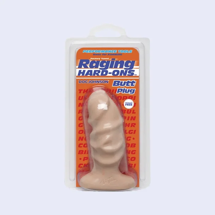 Raging Hard-Ons Butt Plug White 4.25″