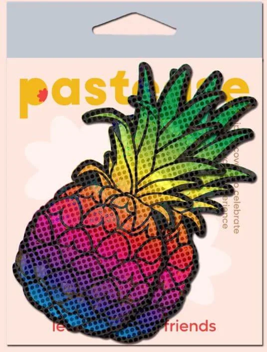 Rainbow Pineapple Sparkling Breast Pasties