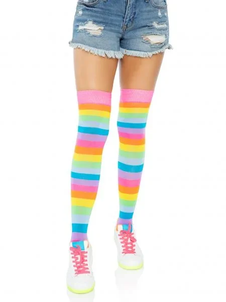 Rainbow Thigh High Acrylic