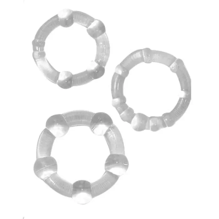 Ram Beaded Cockrings – Clear