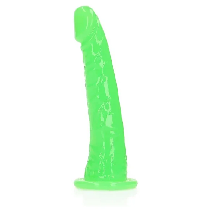 RealRock Slim Glow-In-The-Dark 6″ Dildo with Suction Cup