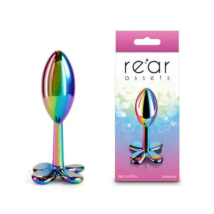 Rear Assets Clover – Multicolour – Multicoloured 9.2 cm Metallic Butt Plug