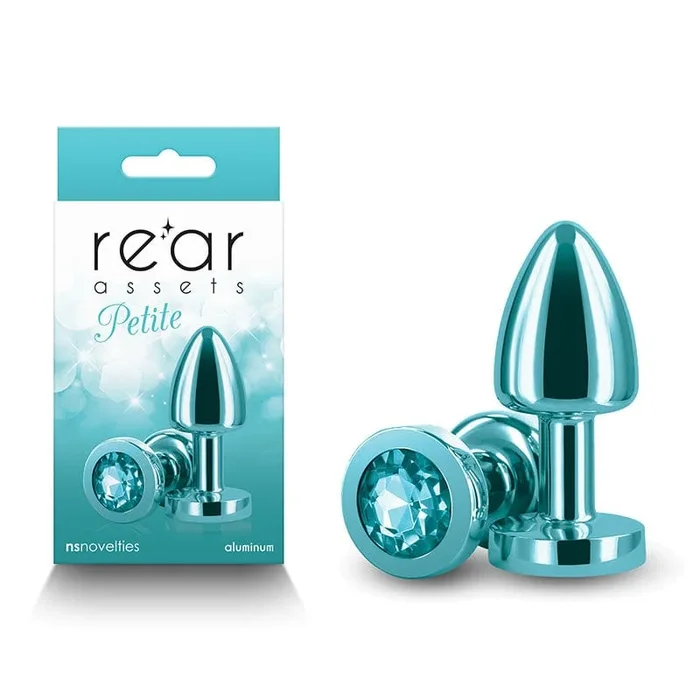 Rear Assets Petite Anal Toy in Teal for Beginners