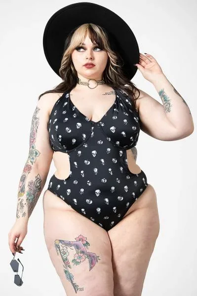 Rebel Fate Swimsuit – Black –