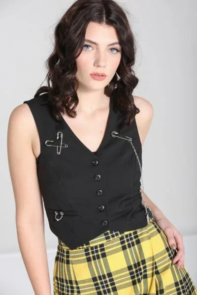 Rebellion Waistcoat – Black –