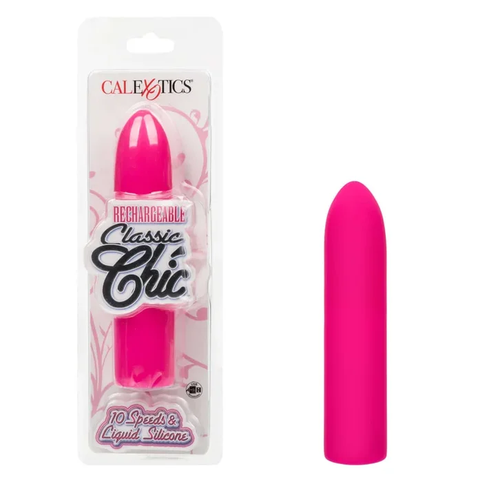 Rechargeable Classic Chic Mini Silicone Vibrator – Pink