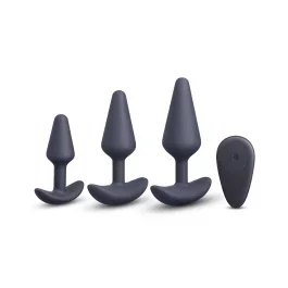 remote control rechargeable silicone anal training set
