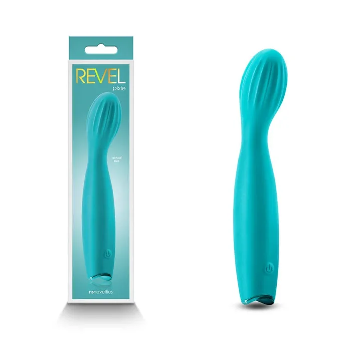 Revel Pixie – Teal – Teal 17.3 cm USB Rechargeable Vibrator