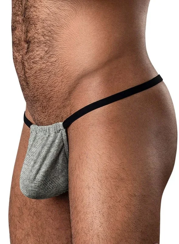 Ribbed and Ready Posing Men Strap G Strings