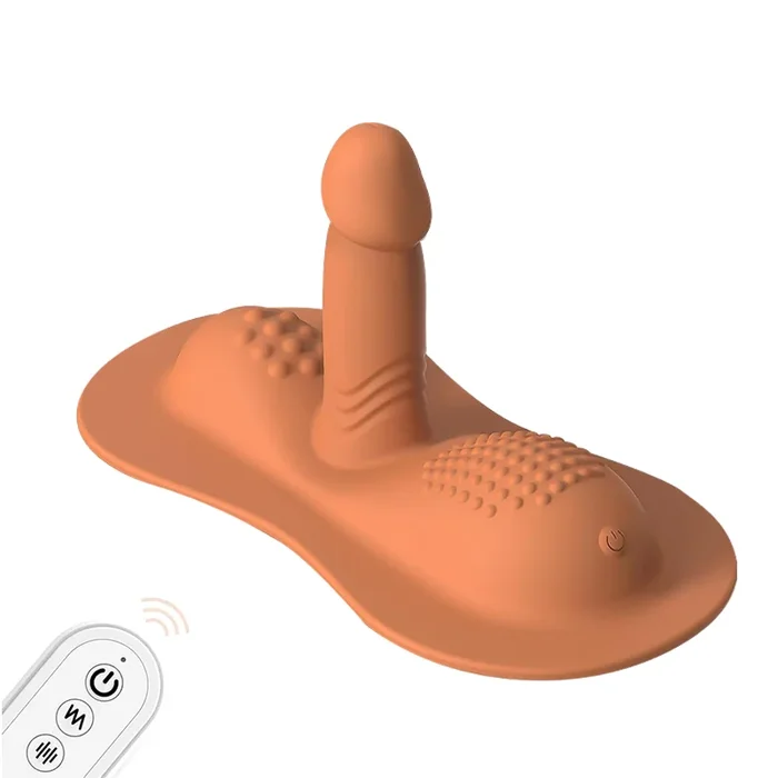 Ride-on Vibrating Clit Anal G Spot Stimulation Dildo Sex Machine