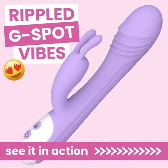 Rippled High Quality G-Spot Rabbit Massager