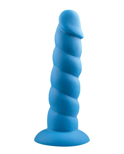 Rock Candy Suga Daddy 7″ Silicone Dildo – Purple