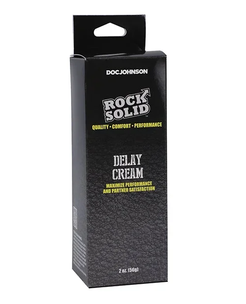 Rock Solid Delay Cream – 2 oz
