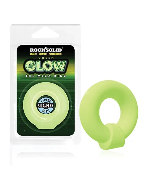 Rock Solid Glow in the Dark Mega Ring – Green