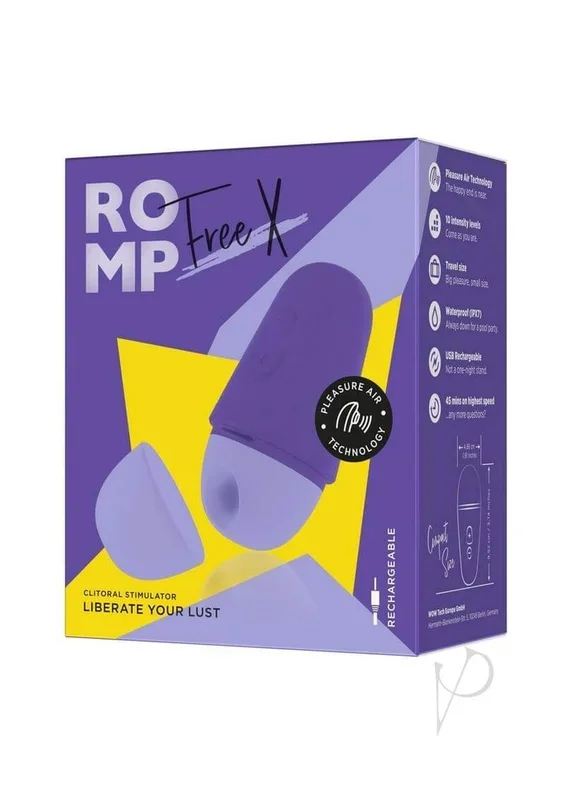 ROMP Free X – Upgraded Pleasure Air Technology with 10 Intensity Levels