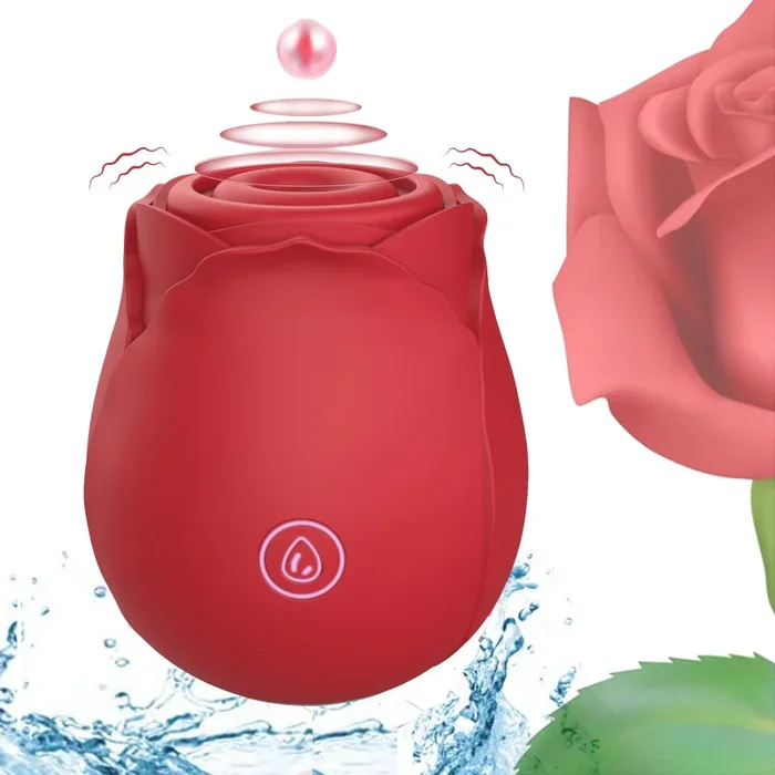 Rose 7 Tapping Modes Nipple Clit Teasing Vibrator