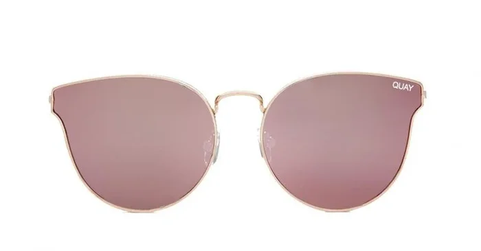 Rose Gold/Pink Mirror – All My Love Sunglasses