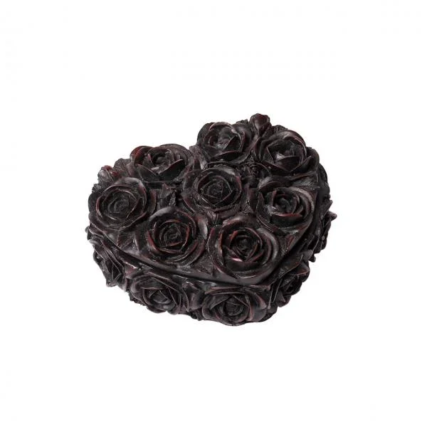 Rose Heart Box – Black