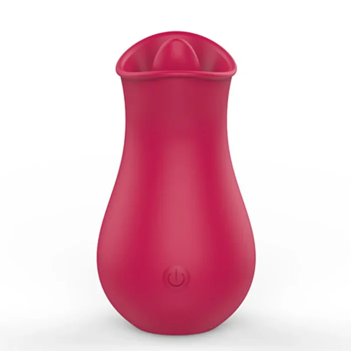 Rose Tongue Vibrator With Clitoral Suction