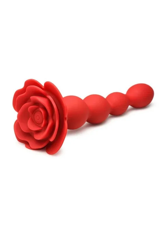 Rose Twirl Rotating Anal Beads