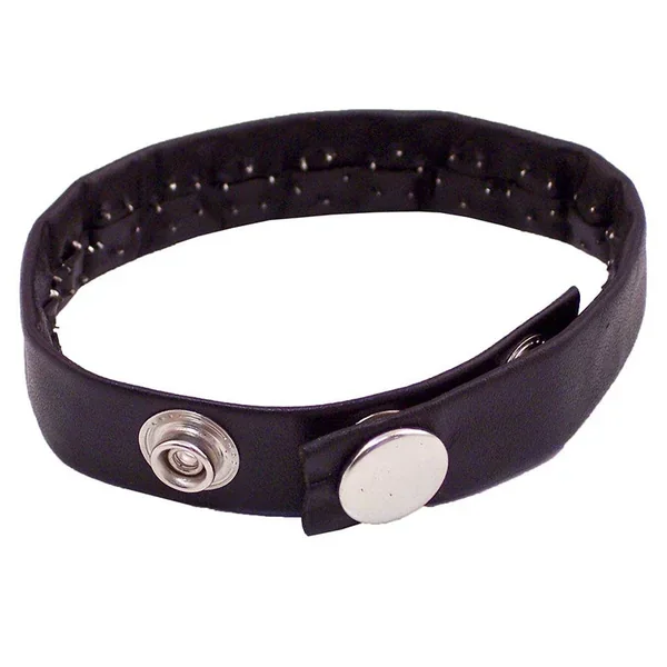 Rouge Garments Leather Pin Prick Cock Strap