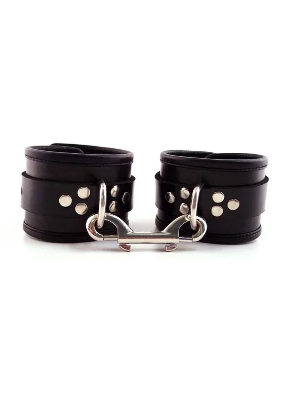 Rouge Leather Wrist Cuffs
