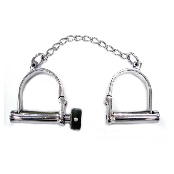 Rouge Stainless Steel Wrist Shackles with Case