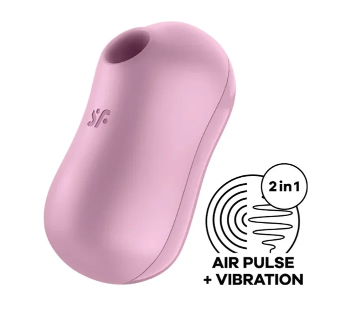 Satisfyer Cotton Candy Air Pulse Stimulator Plus Vibrator
