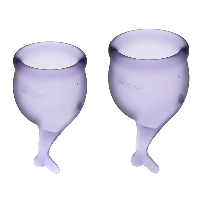 Satisfyer Feel Secure Menstrual Cups Lilac