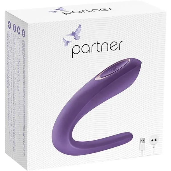 Satisfyer Partner – USB Rechargeable 10 Function Waterproof Couples Vibrator