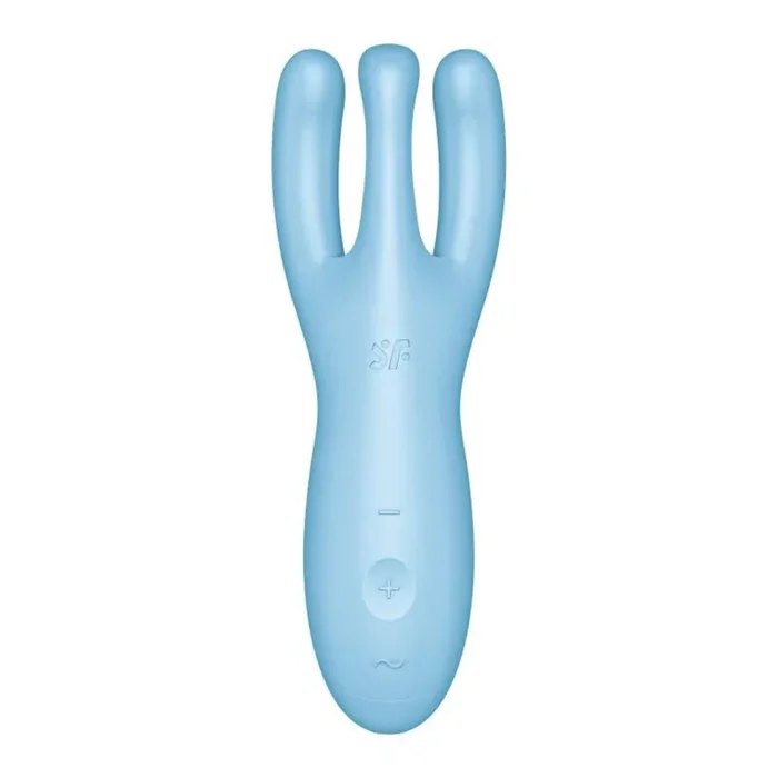 Satisfyer Threesome 4 Vibrator With Connect App Blue