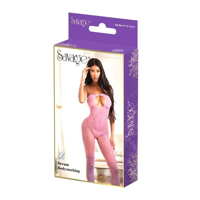 Savage Dream Bodystocking Pink/Purple