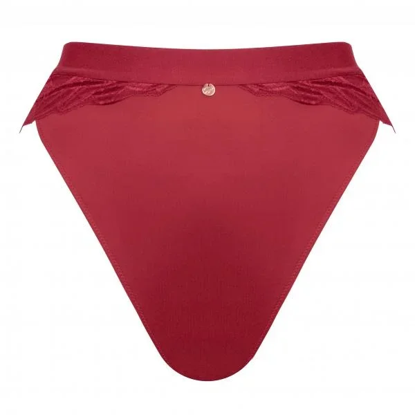 Scantilly Indulgence High Waist Brief – Red –