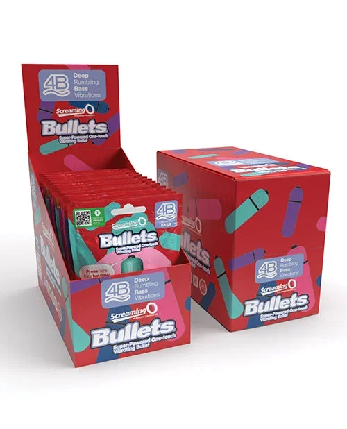 Screaming O 4B Bullet POP Box – Asstd. Colors Display of 12