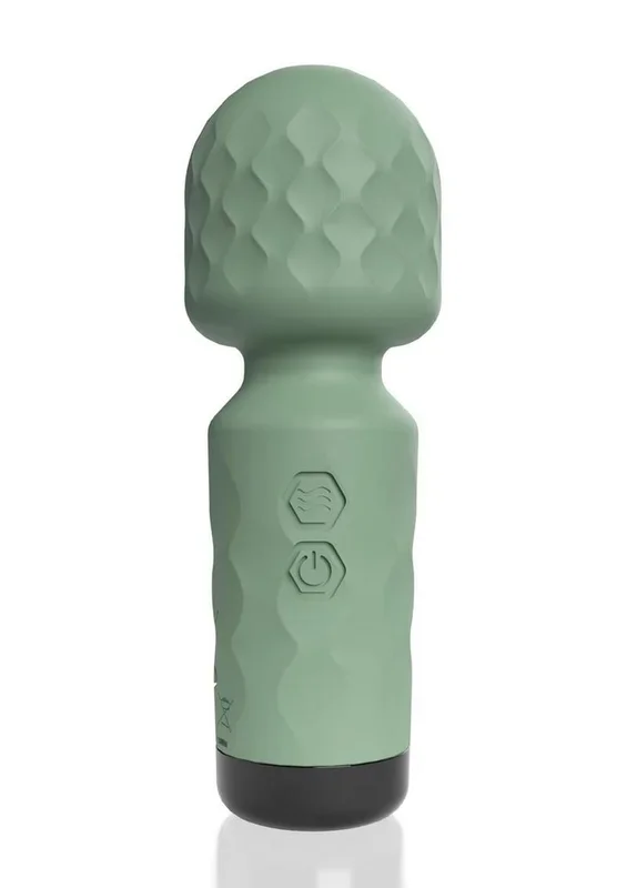 Screaming O Cuties Winny Rechargeable Silicone Vibrating Mini Wand – Sage