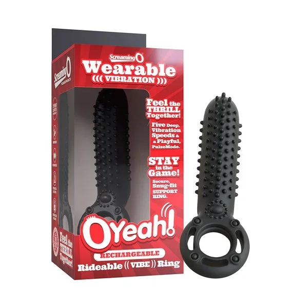 Screaming O Rechargeable O Yeah Silicone – Black