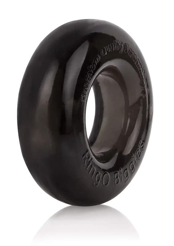 Screaming O Ringo Biggies Black Reusable Waterproof Cock Ring
