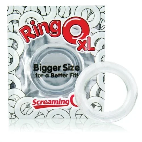Screaming O Ringo XL Clear Stretchy Erection Ring for Men