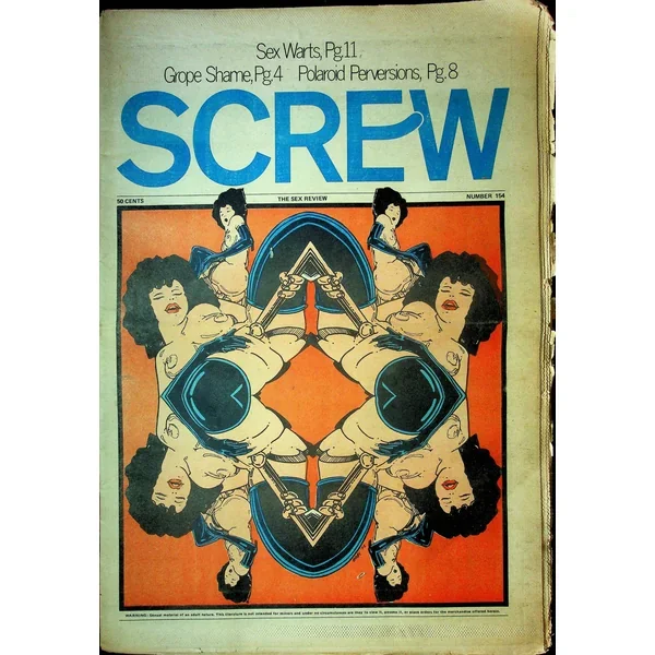 Screw Men’s Newspaper Grope Shame & Sex Warts No.154 February 14 1972 061124OSRP